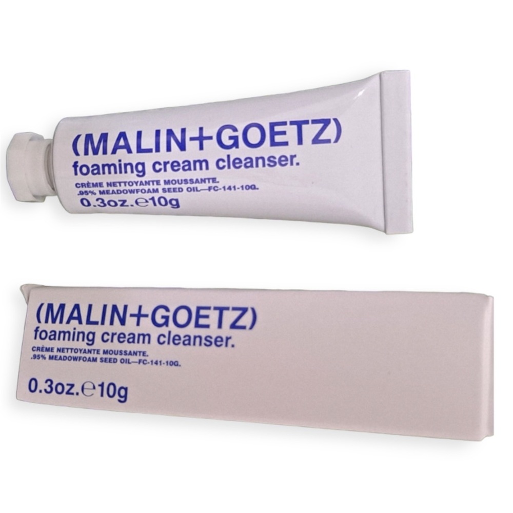 Malin+Goetz Foaming Cream Cleanser Soothing & Moisturizing Skin 0.3 oz/10 g